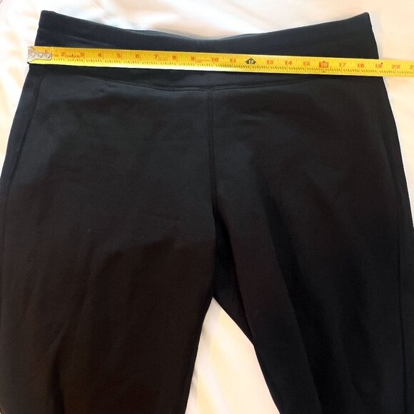 NEW LL Bean Primaloft Therma-stretch Fleece Mid-Rise Straight-Leg Black Pants XL - Picture 11 of 16